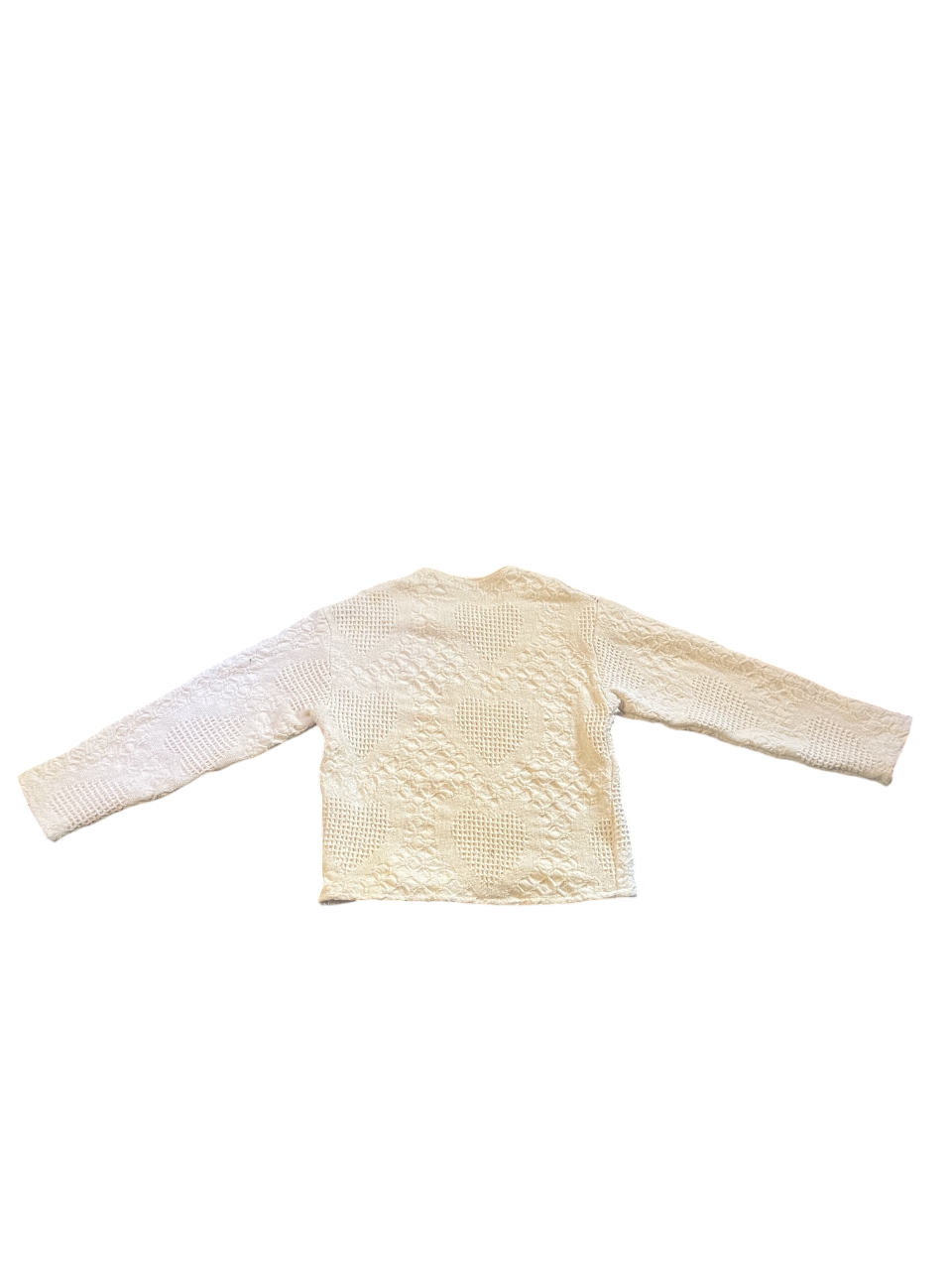 White Hearted Crew Neck
